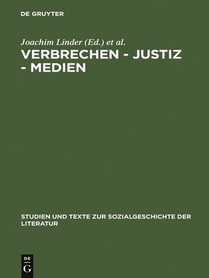 cover image of Verbrechen--Justiz--Medien